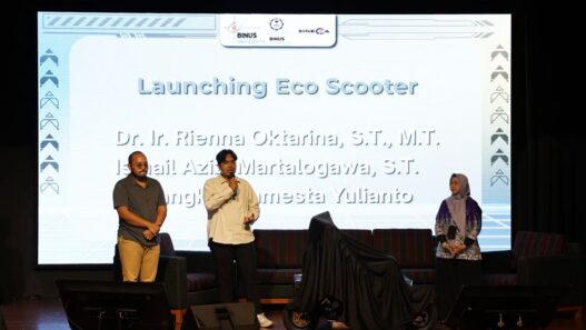 Mahasiswa Teknik Industri BINUS University Hadirkan Inovasi Kendaraan Ramah Lingkungan:SCOTERA, Resmi Diluncurkan di BINUS @Kemanggisan Anggrek Campus