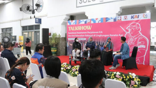 KAI Daop 6 Gandeng Komunitas Semboyan Satoe Community Gelar Sosialisasi Keamanan Perjalanan dan Anti Pelecehan Seksual di Lingkungan Kereta Api