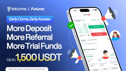 Bittime Buka Waitlist Eksklusif Flexible Futures, Beri Akses Early Bird dan Trial Funds Hingga .500 USDT