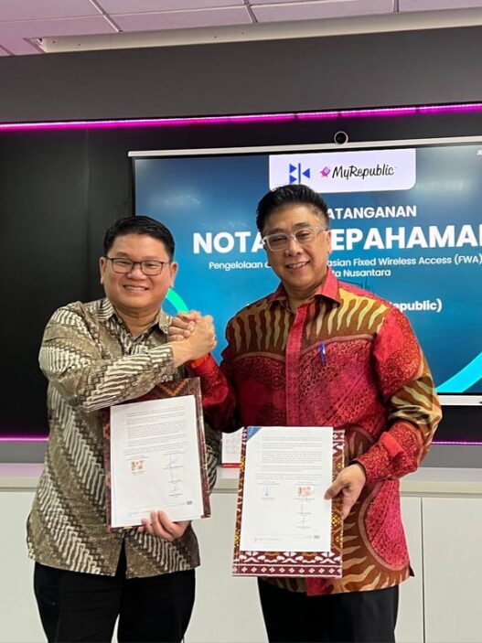 Perkuat Infrastruktur FWA di IKN, PT Bina Karya (Persero) Gandeng MyRepublic Air