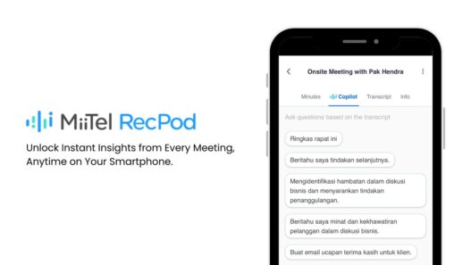 MiiTel RecPod Kini Dilengkapi Copilot, Temukan Insight Instan dari Rekaman Meeting di Smartphone
