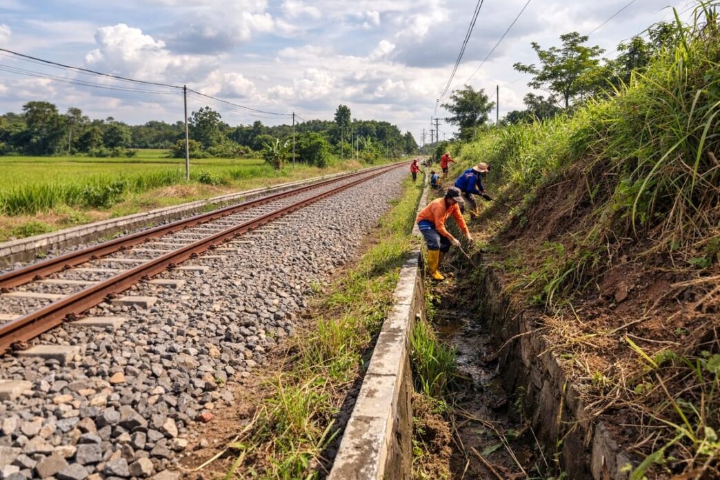 Antisipasi Cuaca Ekstrem, KAI Daop 9 Jember Perkuat Infrastruktur dan Siagakan Petugas Ekstra