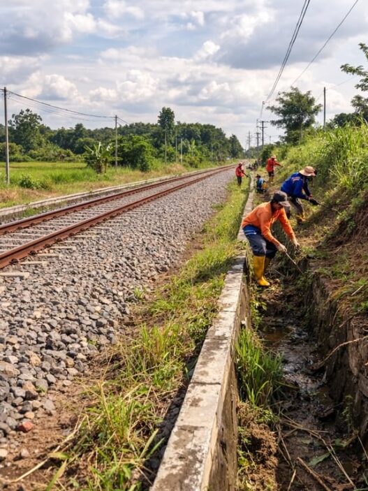 Antisipasi Cuaca Ekstrem, KAI Daop 9 Jember Perkuat Infrastruktur dan Siagakan Petugas Ekstra