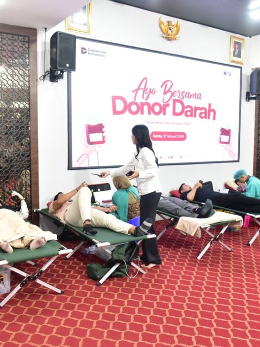 Bentuk Kepedulian Sosial kepada Masyarakat, KAI Services Gelar Kegiatan Donor Darah
