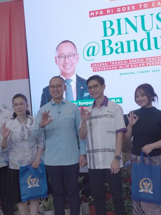 Wakil Ketua MPR RI Hadir di BINUS @Bandung Bahas Peran Generasi Muda dan Dunia Usaha Untuk Masa Depan Berkelanjutan