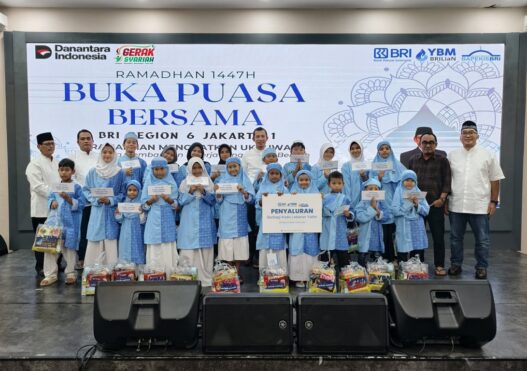 Pererat Silaturahmi, BRI Regional Office Jakarta 1 Gelar Buka Puasa Bersama dan Santunan Anak Yatim