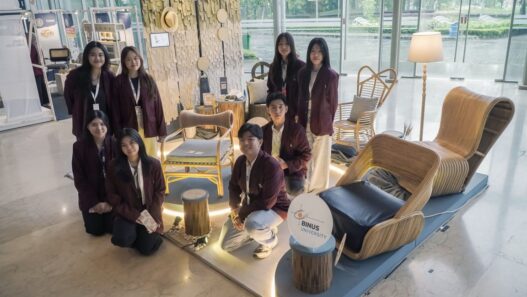 Mahasiswa Interior Design BINUS @Bandung Tampilkan Karya di Indonesia International Furniture Expo (IFEX) 2026