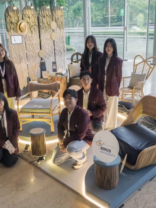 Mahasiswa Interior Design BINUS @Bandung Tampilkan Karya di Indonesia International Furniture Expo (IFEX) 2026
