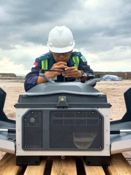 Survei Stockpile dan Pemantauan Lereng Tambang Otomatis dengan DJI Dock 3
