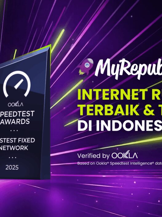 MyRepublic Indonesia Kembali Raih 2 Penghargaan Ookla: Internet Rumah Terbaik dan Tercepat di Indonesia