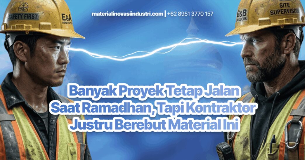 Banyak Proyek Tetap Jalan Saat Ramadhan, Tapi Kontraktor Justru Berebut Material Ini