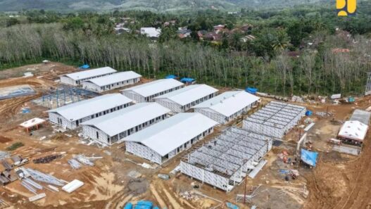 Kementerian PU Bangun 245 Unit Huntara di Kecamatan Batangtoru dengan Fasilitas Lengkap Layak Huni