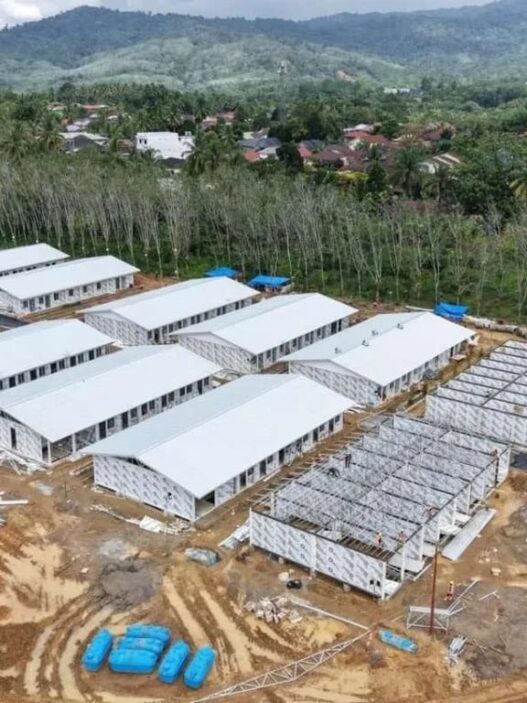 Kementerian PU Bangun 245 Unit Huntara di Kecamatan Batangtoru dengan Fasilitas Lengkap Layak Huni