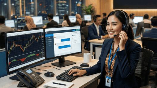 Broker Lokal dengan Layanan 24 Jam Customer Support di Indonesia
