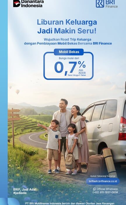 Wujudkan Liburan Akhir Pekan,  BRI Finance Siapkan Solusi Dana Tunai Praktis dan Fleksibel