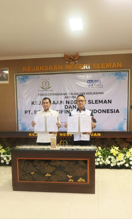 Perkuat GCG dan Kualitas Aset,  BRI Finance Jalin Kerja Sama dengan Kejaksaan Sleman