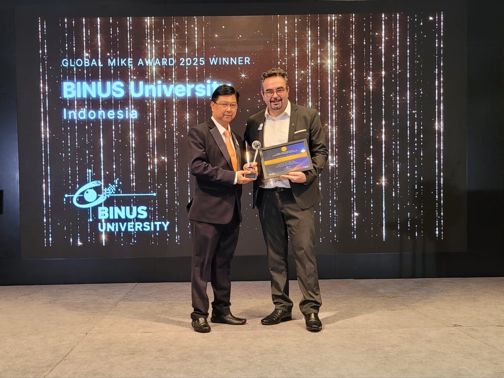 Menuju Usia ke-45, BINUS University Raih Global Most Innovative Knowledge Enterprise (MIKE) Award 2025: Wujudkan Dampak Berkelanjutan