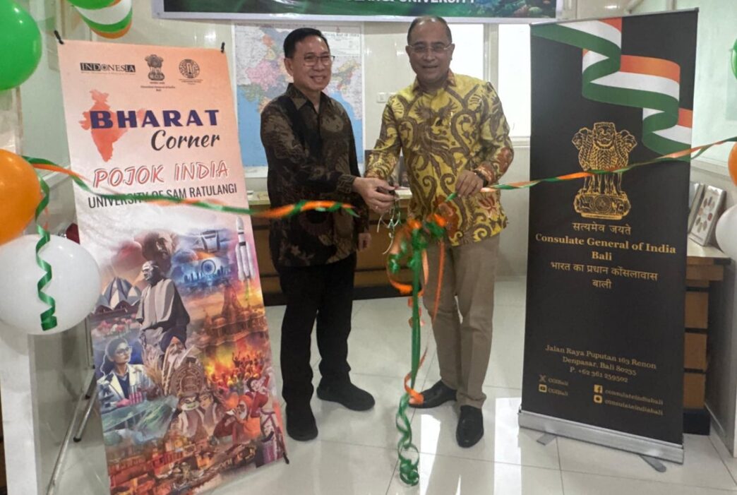 Bharat Corner Resmi Hadir di Unsrat, Perkuat Kerja Sama Akademik Indonesia–India