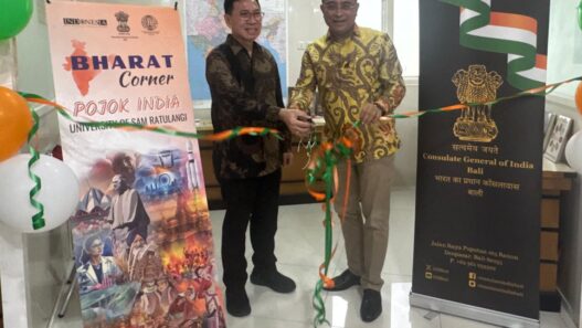 Bharat Corner Resmi Hadir di Unsrat, Perkuat Kerja Sama Akademik Indonesia–India