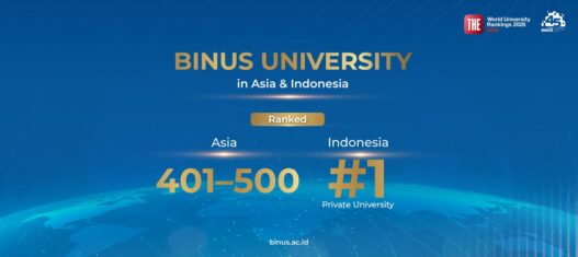 Konsistensi yang Dijaga: BINUS University Kembali Jadi PTS Nomor 1 di Indonesia versi THE Asia University Rankings 2026