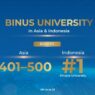 Konsistensi yang Dijaga: BINUS University Kembali Jadi PTS Nomor 1 di Indonesia versi THE Asia University Rankings 2026