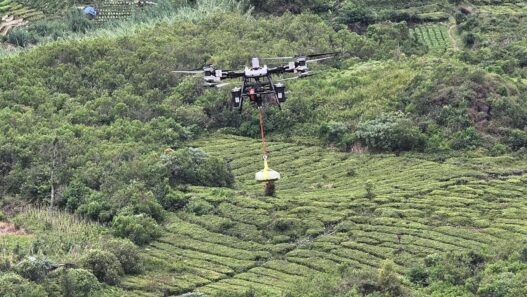 Drone Kargo DJI FlyCart 100 untuk Distribusi Logistik di Medan Ekstrem