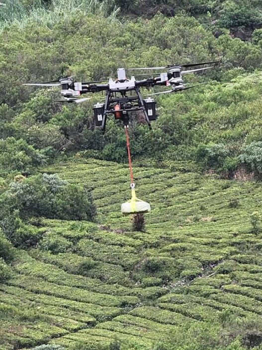 Drone Kargo DJI FlyCart 100 untuk Distribusi Logistik di Medan Ekstrem