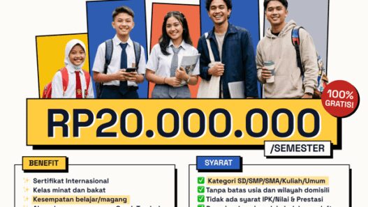 Gerak Tumbuh Luncurkan Beasiswa Rp20 Juta dengan Komitmen Perlindungan Data