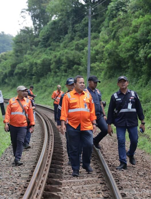 Jajaran Manajemen KAI Daop 2 Bandung Pastikan Keselamatan Perjalanan KA