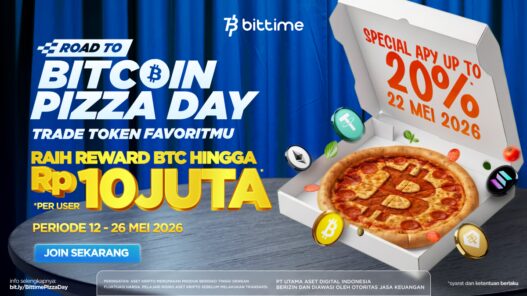Bitcoin Pizza Day Jadi Simbol Revolusi Finansial Global, Bittime Dorong Partisipasi Investor Aset Kripto Indonesia