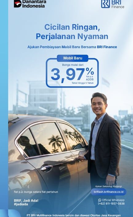 Temani Libur Panjang,  BRI Finance Hadirkan Solusi Pembiayaan Mobil Baru