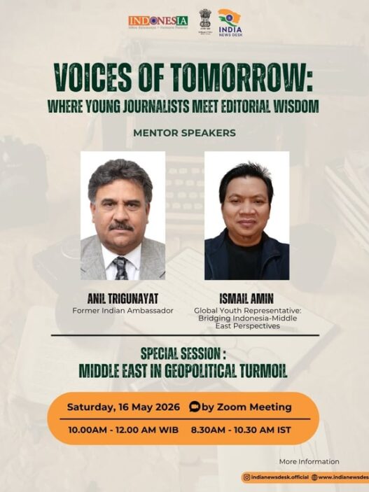 Voices of Tomorrow Special Session Bahas Gejolak Timur Tengah dan Tantangan Jurnalisme Global