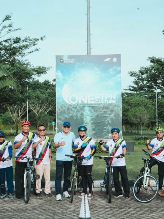 Dari Kereta hingga Sepeda, Karyawan PalmCo Dukung Kampanye Bebas Emisi Holding Perkebunan Nusantara