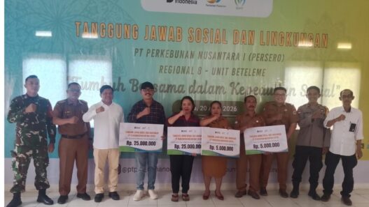 Holding Perkebunan Nusantara Pererat Silaturahmi dengan Warga Po’ona melalui Program TJSL PTPN 1 Regional 8