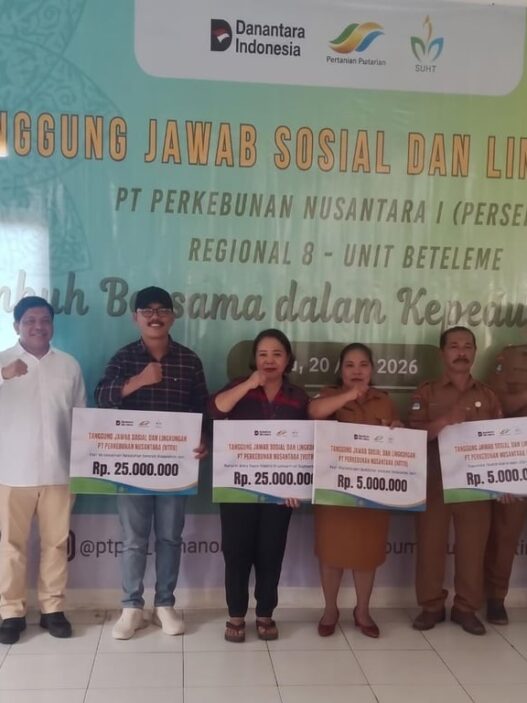 Holding Perkebunan Nusantara Pererat Silaturahmi dengan Warga Po’ona melalui Program TJSL PTPN 1 Regional 8