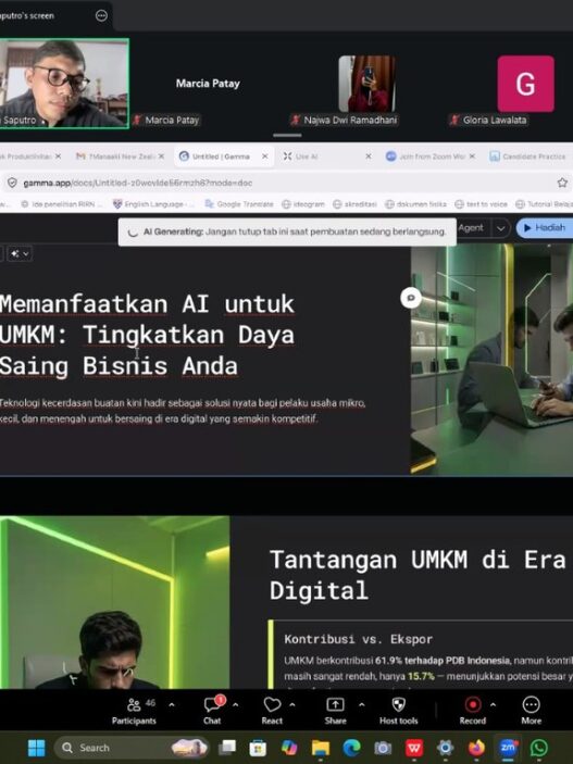 50 Mahasiswa Papua Ikuti AI Connect Series tentang Produktivitas Mahasiswa Berbasis AI