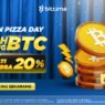Bittime Hadirkan Flash Staking dengan APY Hingga 20%, Rayakan Bitcoin Pizza Day
