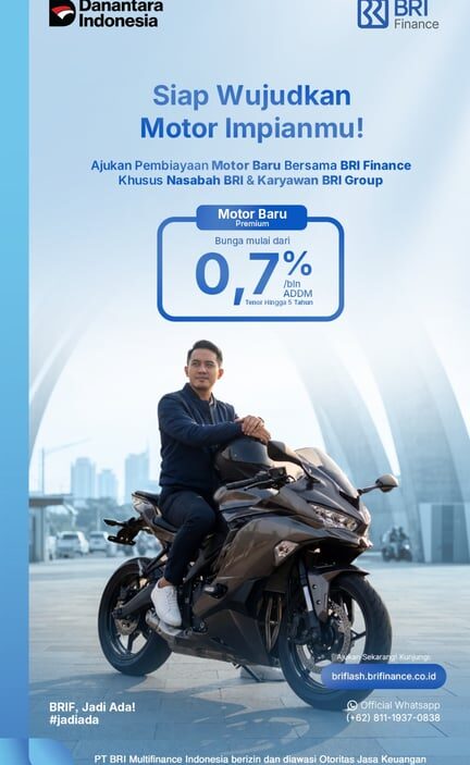 Motor Premium Jadi Bagian Gaya Hidup,  BRI Finance Tawarkan Pembiayaan Kompetitif