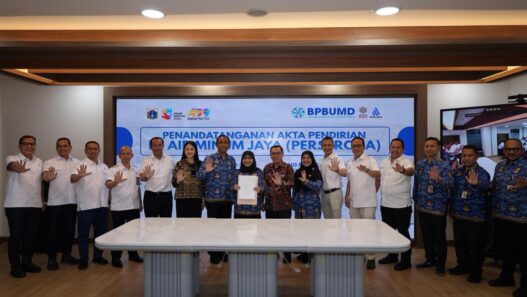 Akta Pendirian Perseroda PAM JAYA Resmi Ditandatangani