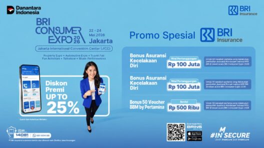 BRI Insurance Tebar Promo Spesial di Event BRI Consumer Expo 2026 di JICC