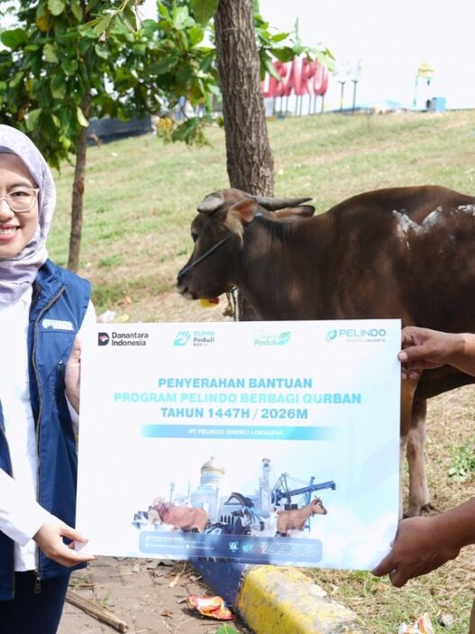 PT Pelindo Sinergi Lokaseva Berbagi Hewan Kurban, Perkuat Kepedulian Sosial dan Dukung Peternak Lokal