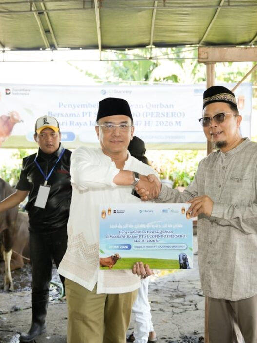 SUCOFINDO Tebar Semangat Berbagi melalui Penyembelihan Kurban Serentak di Seluruh Indonesia