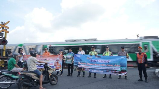 KAI Bandara GELAR SOSIALISASI KESELAMATAN DI JPL 683 STASIUN WATES