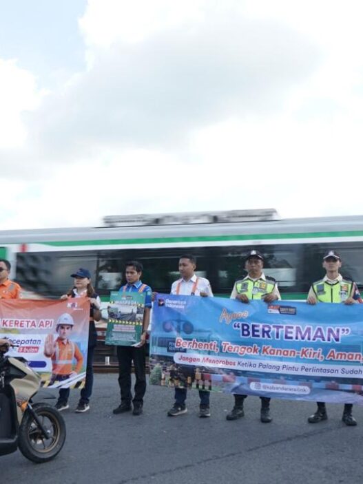 KAI Bandara GELAR SOSIALISASI KESELAMATAN DI JPL 683 STASIUN WATES