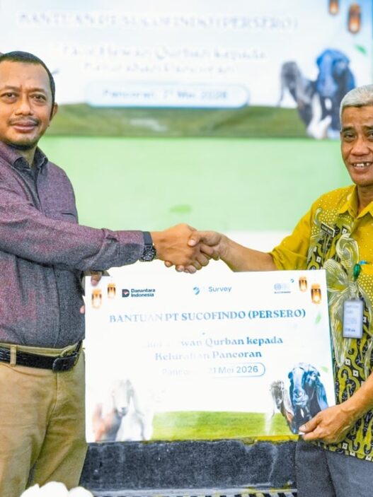 Pererat Kebersamaan dengan Masyarakat, SUCOFINDO Salurkan Bantuan Hewan Kurban di Kelurahan Pancoran
