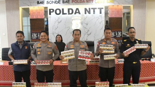 Polda NTT Ungkap Jaringan Rokok Ilegal Internasional, Negara Diselamatkan dari Kerugian Rp12,3 Miliar