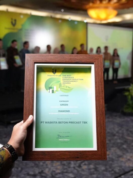 Konsisten Jalankan Praktik Keberlanjutan, WSBP Raih Penghargaan Pada Ajang The Best Corporate Transparency and Emission Reduction Awards 2026