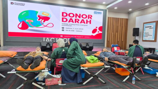 Antusiasme Tinggi, Pekerja BRI Region 6 dan Unit Kerja Supervisi Ikuti Kegiatan Donor Darah