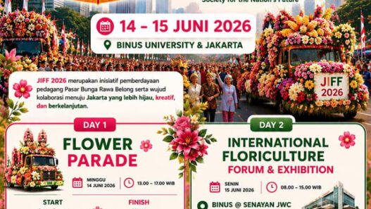 BINUS University Dorong Transformasi Pasar Bunga Rawa Belong Menuju Destinasi Florikultura Bertaraf Internasional