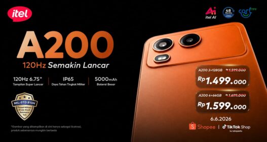 Itel A200 Jadi Pilihan Baru Smartphone AI Terjangkau dengan Baterai Besar